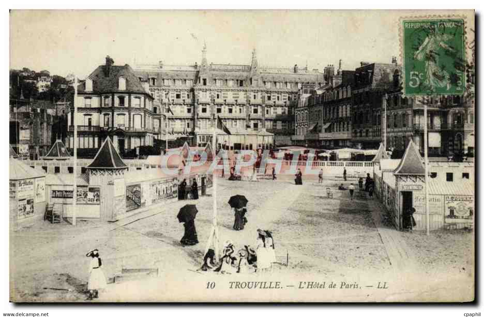 CPA Trouville L&#39Hotel De Paris - Trouville