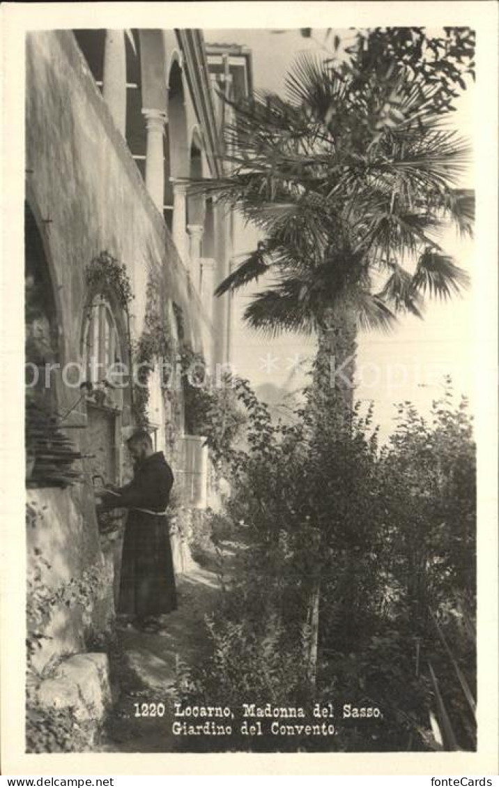 12576851 Locarno TI Madonna Del Sasso Giardino Del Convento Locarno - Altri & Non Classificati