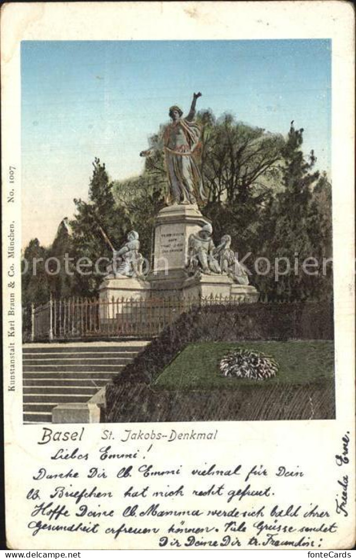 12576842 Basel BS St Jakobs Denkmal Basel - Autres & Non Classés