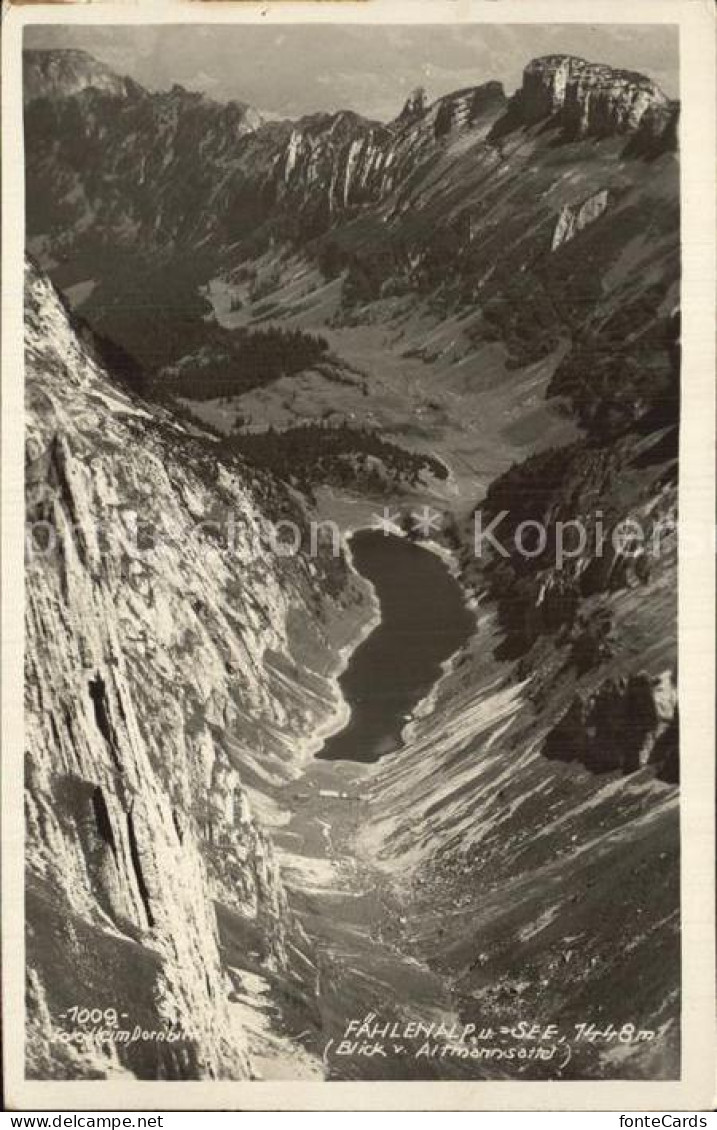 12576840 Appenzell IR Faehlenalp Und See Appenzell - Other & Unclassified