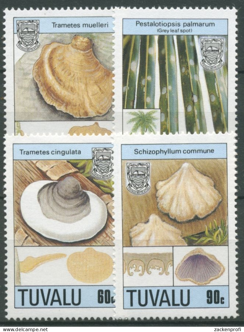 Tuvalu 1989 Pilze 541/44 Postfrisch - Tuvalu (fr. Elliceinseln)