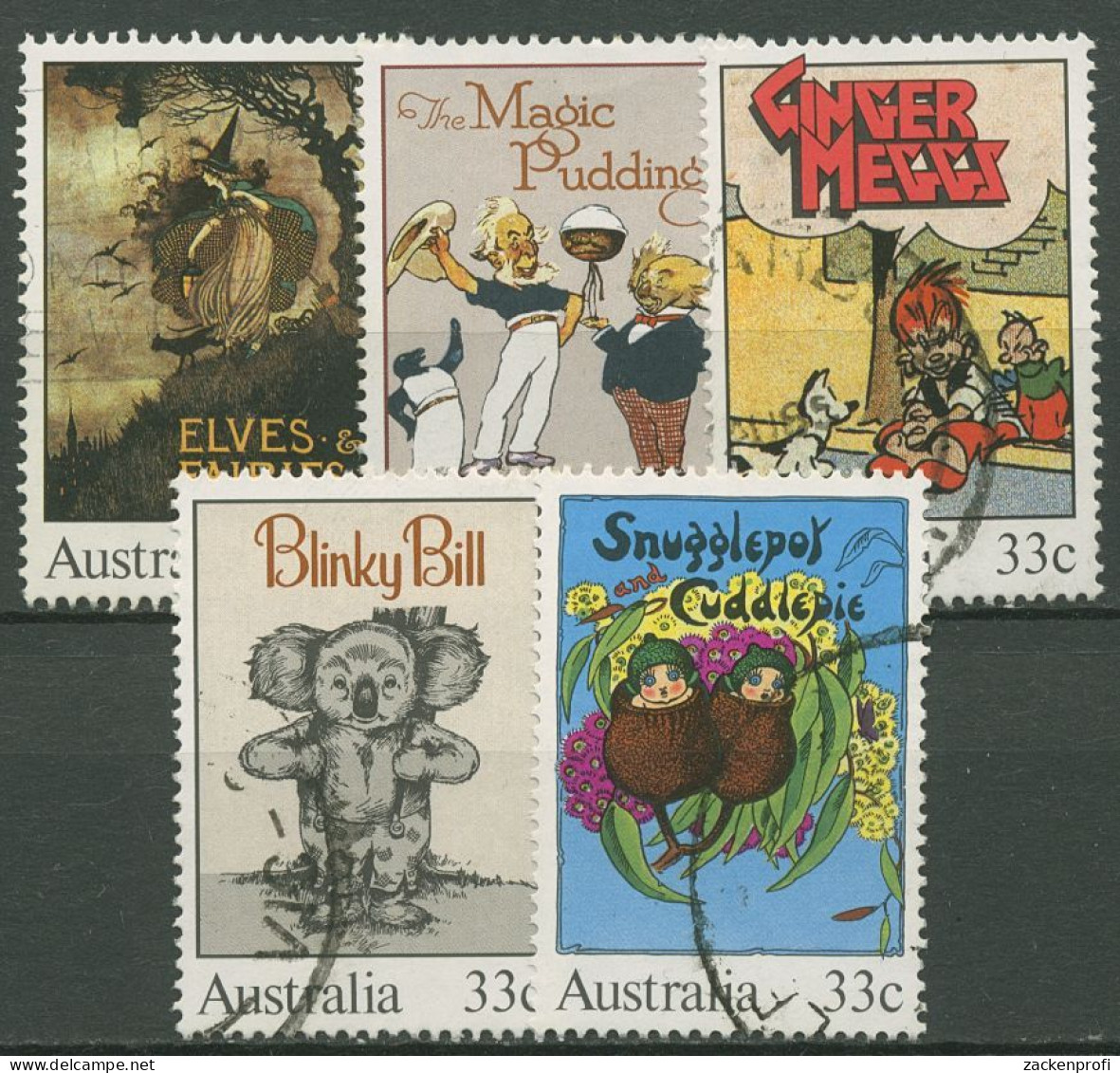 Australien 1985 Kinderbücher 940/44 Gestempelt - Oblitérés