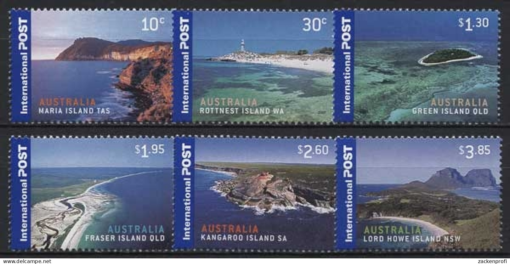 Australien 2007 Inseln 2783/88 Postfrisch - Ungebraucht