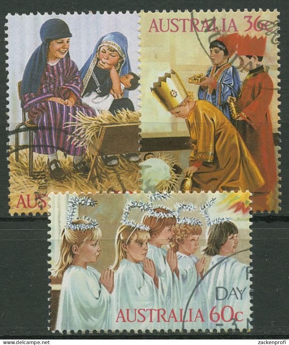 Australien 1986 Weihnachten Krippenspiel 1005/07 Gestempelt - Used Stamps