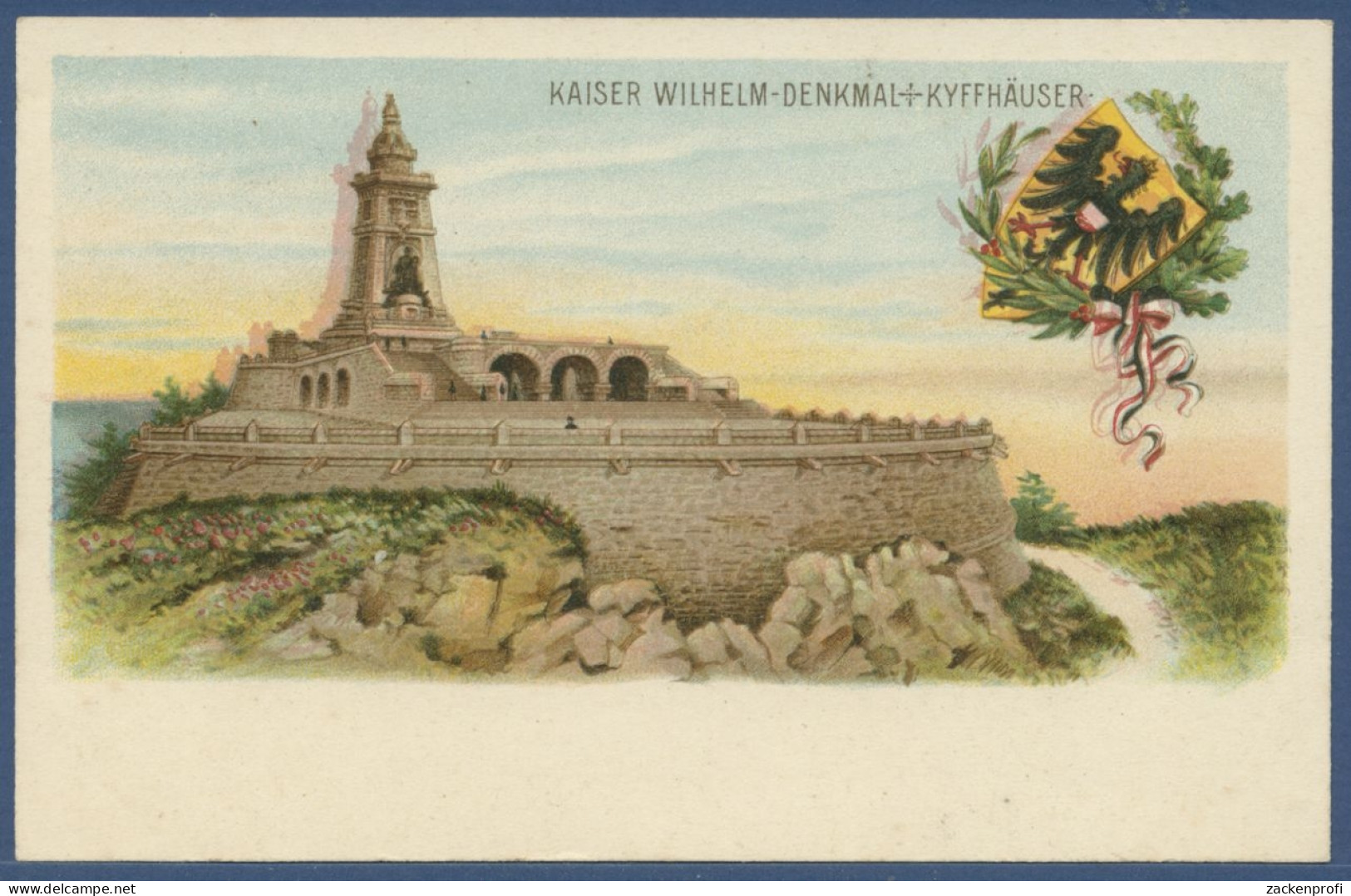 Kyffhäuser Kaiser Wilhelm-Denkmal, Ungebraucht (AK2395) - Kyffhäuser