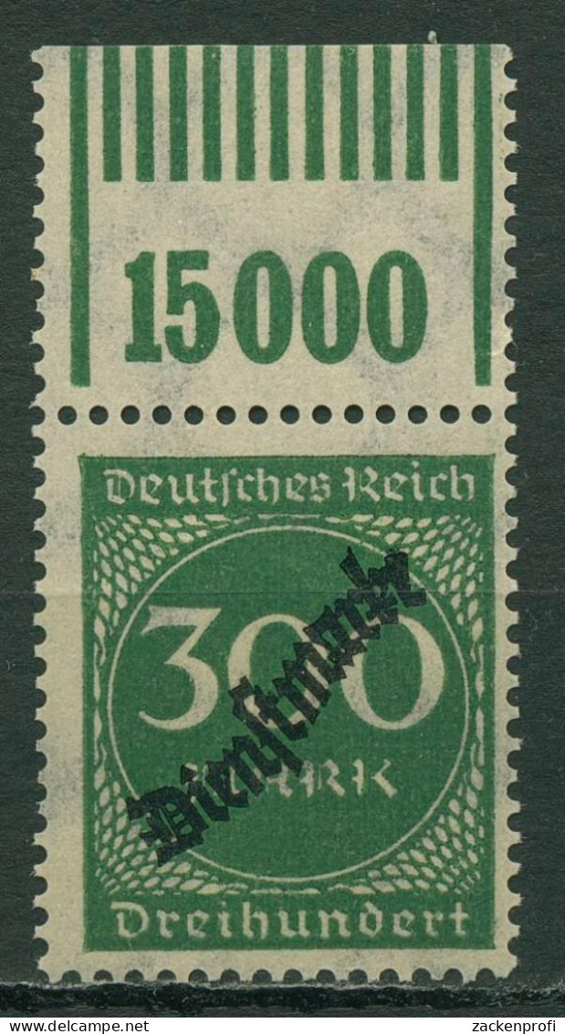 Deutsches Reich Dienstmarke 1923 Walzen-Oberrand D 79 W OR 1'11'1 Postfrisch - Service