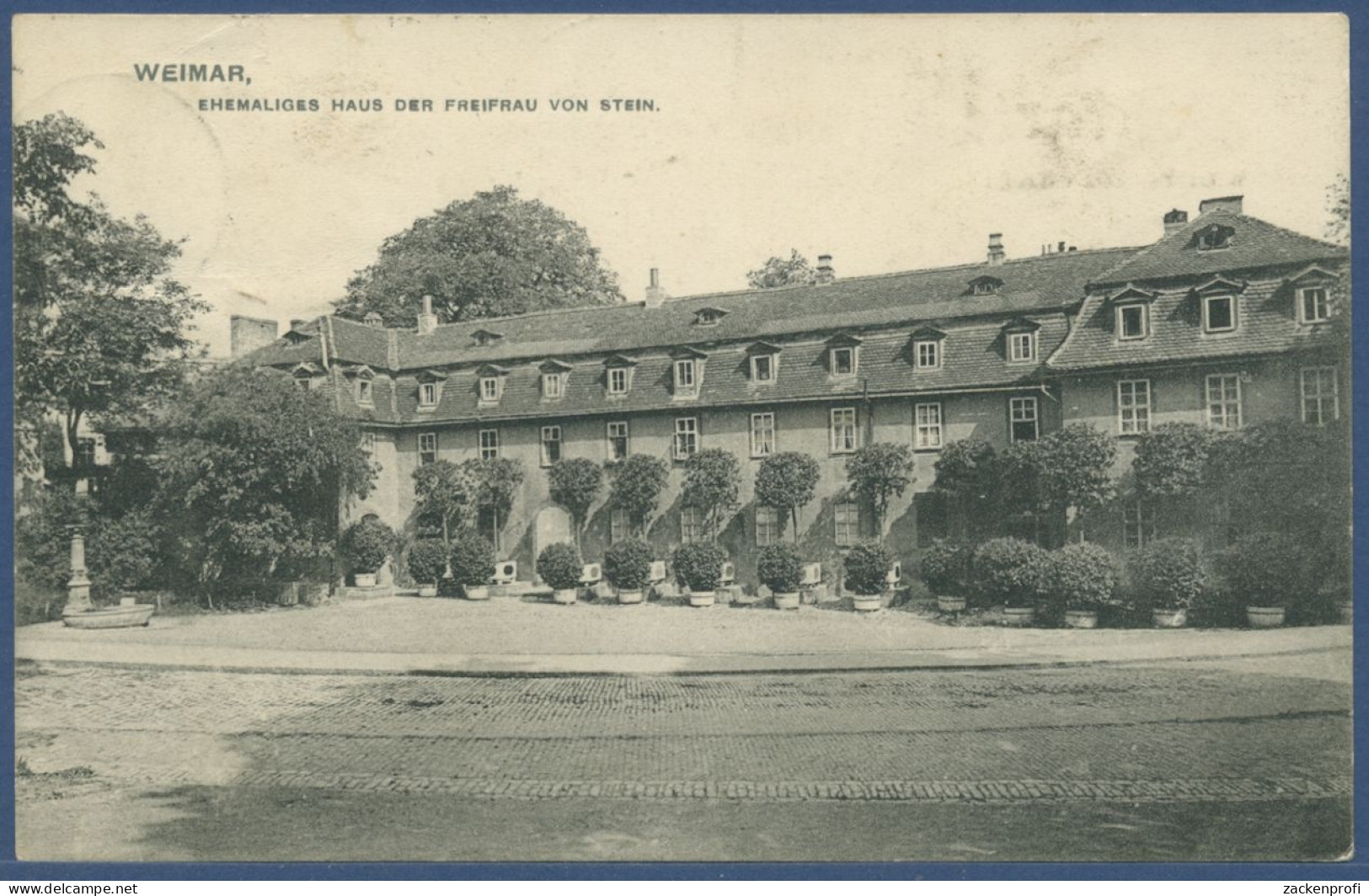 Weimar Ehemaliges Haus Der Freifrau Von Stein, Gelaufen Marke Fehlt (AK2388) - Weimar