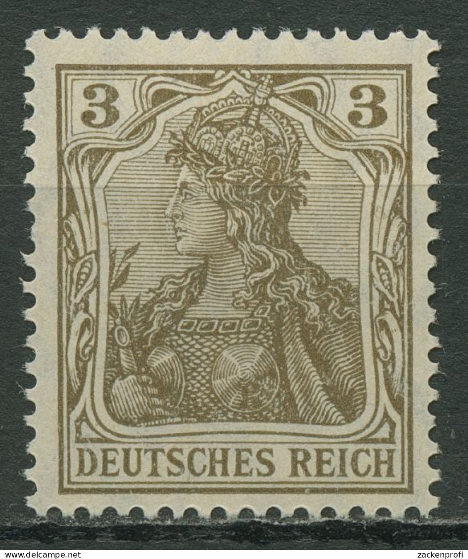 Deutsches Reich 1905/13 Germania Friedensdruck 84 I Mit Falz - Ungebraucht