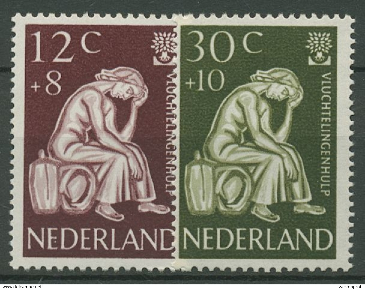 Niederlande 1960 Weltflüchtlingsjahr 744/45 Postfrisch - Nuovi