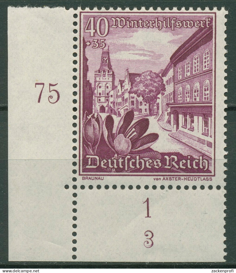 Deutsches Reich 1938 WHW Mit Formnummer 683 FN 3 Postfrisch, Rand Gefalzt - Ungebraucht