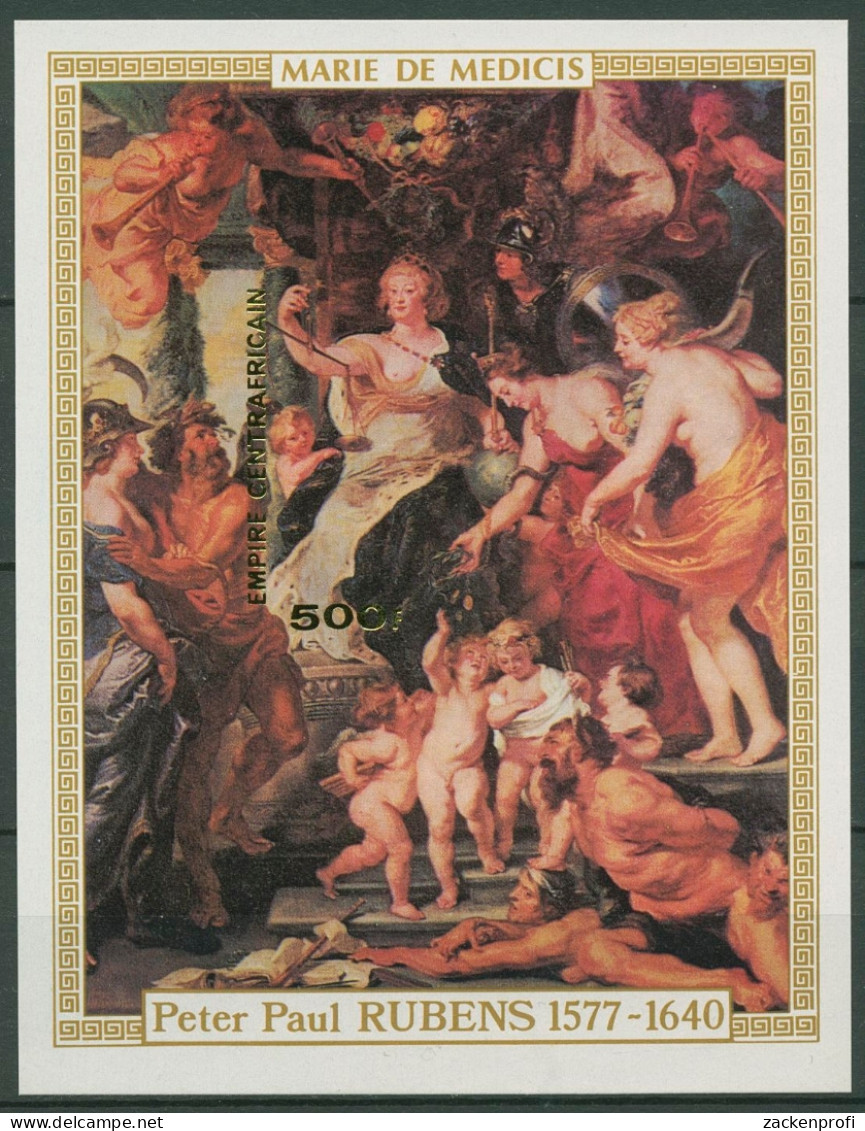 Zentralafrikanische Republik 1978 Rubens Block 22 B Postfrisch (C22273) - República Centroafricana