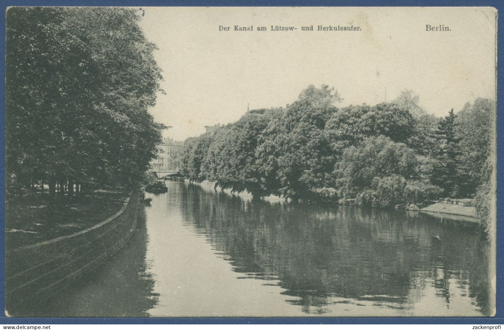 Berlin Der Kanal Am Lützow- Und Herkulesufer, Gelaufen Marke Fehlt (AK2391) - Mitte