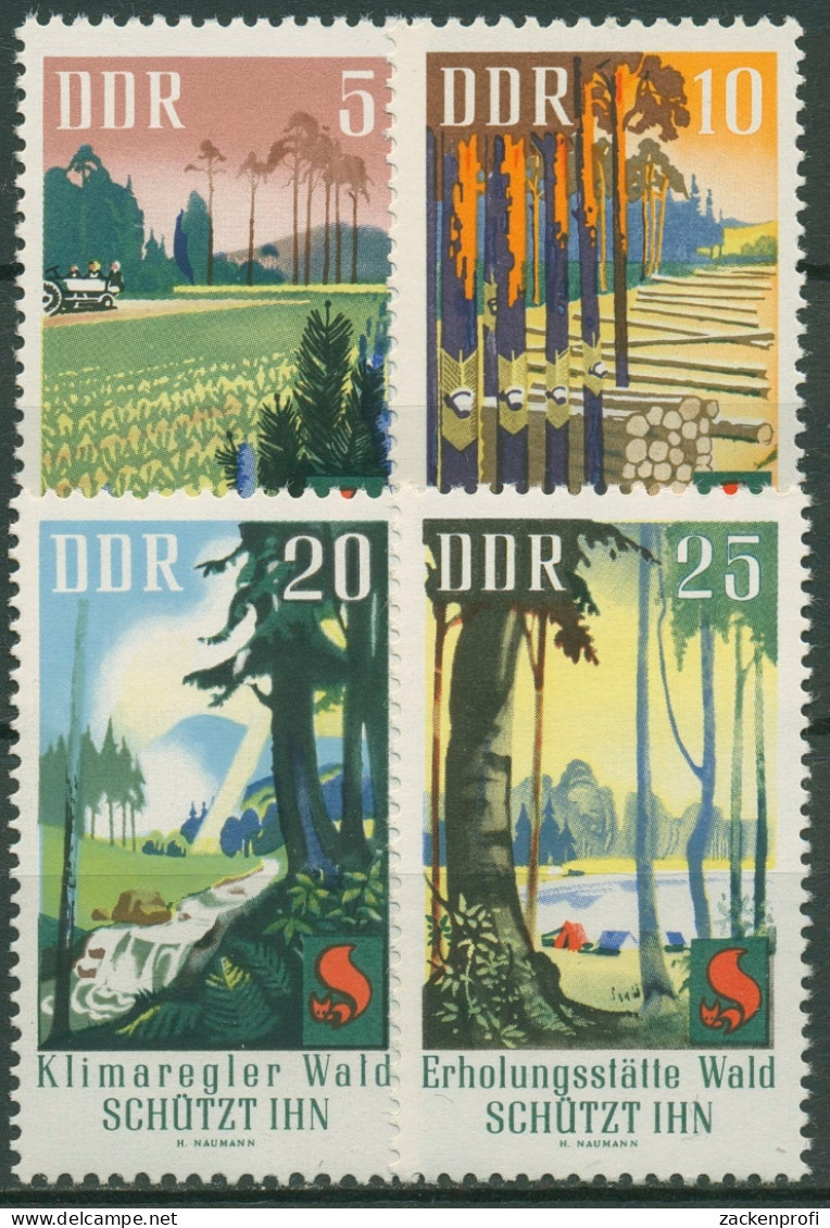 DDR 1969 Wald Waldschutz 1462/65 Postfrisch - Unused Stamps