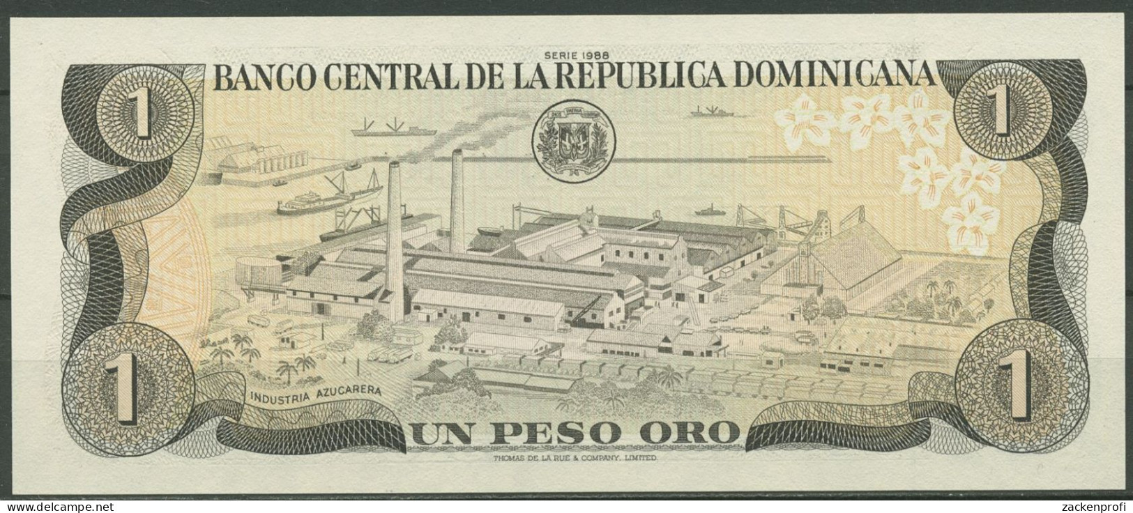 Dominikanische Republik 1 Peso 1988, KM 126 C Kassenfrisch (K425) - Repubblica Dominicana
