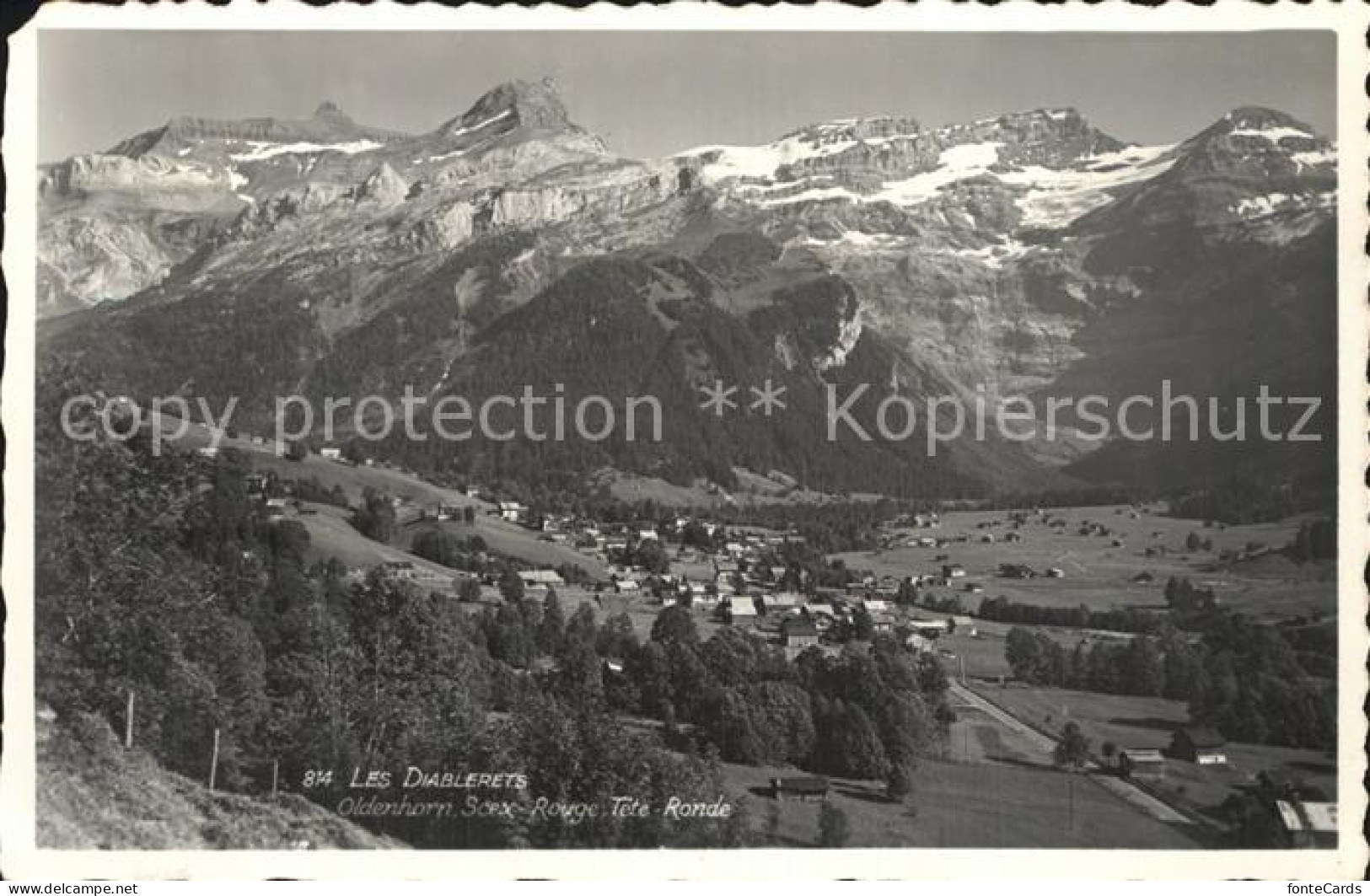 12575850 Les Diablerets Oldenhorn Scex Rouge Tete Ronde Les Diablerets - Other & Unclassified