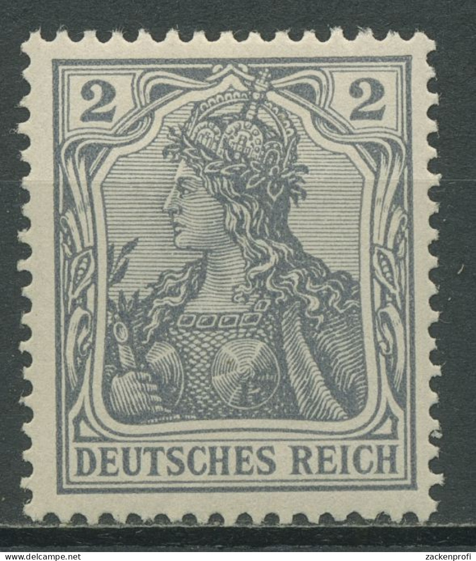 Deutsches Reich 1902 Germania Ohne Wasserzeichen 68 Mit Falz - Ungebraucht