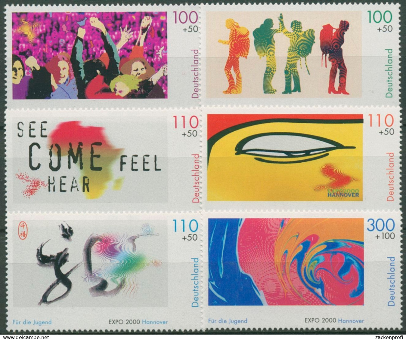 Bund 2000 Jugend: EXPO 2000 Treffpunkt Der Welt 2117/22 Postfrisch - Unused Stamps