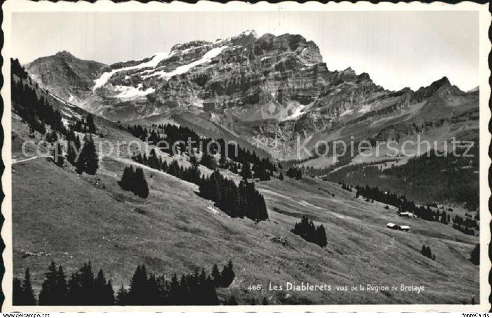 12575840 Les Diablerets Vus De La Region De Bretaye Les Diablerets - Other & Unclassified