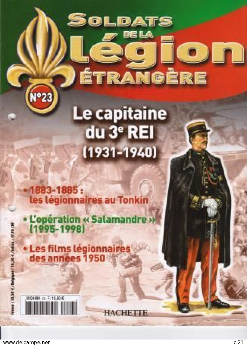 Fascicule N° 23 - Soldats De La Légion Etrangère " Capitaine Du 3° REI 1931-1940 " _RLSPLé-23 - Französisch
