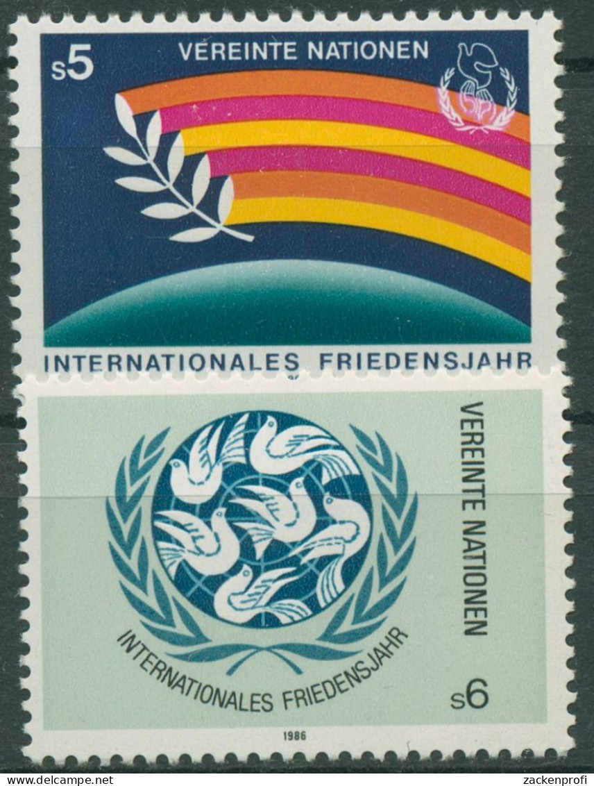 UNO Wien 1986 Jahr Des Friedens 62/63 Postfrisch - Ongebruikt