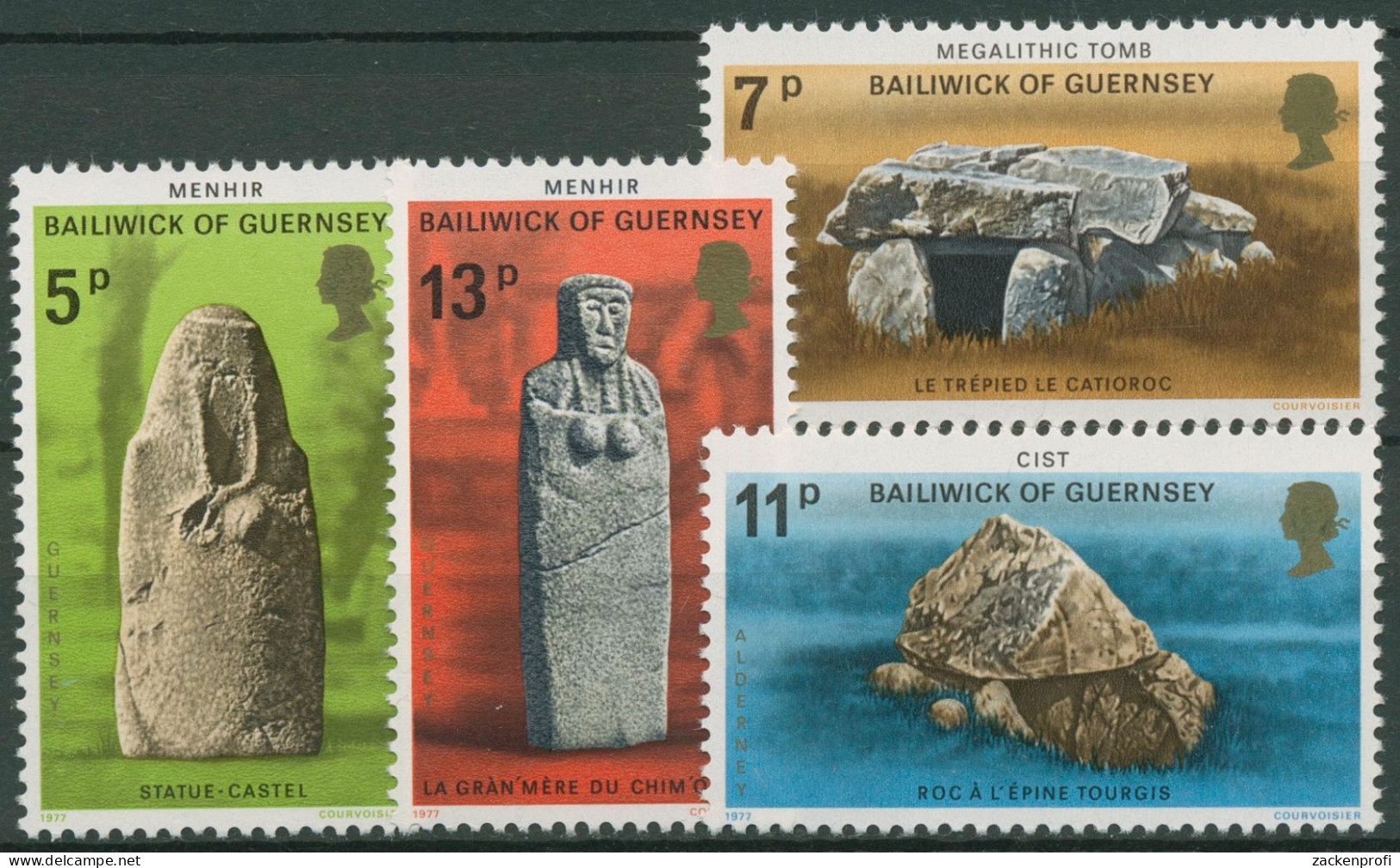 Guernsey 1977 Prähistorische Denkmäler Steingräber 149/52 Postfrisch - Guernsey