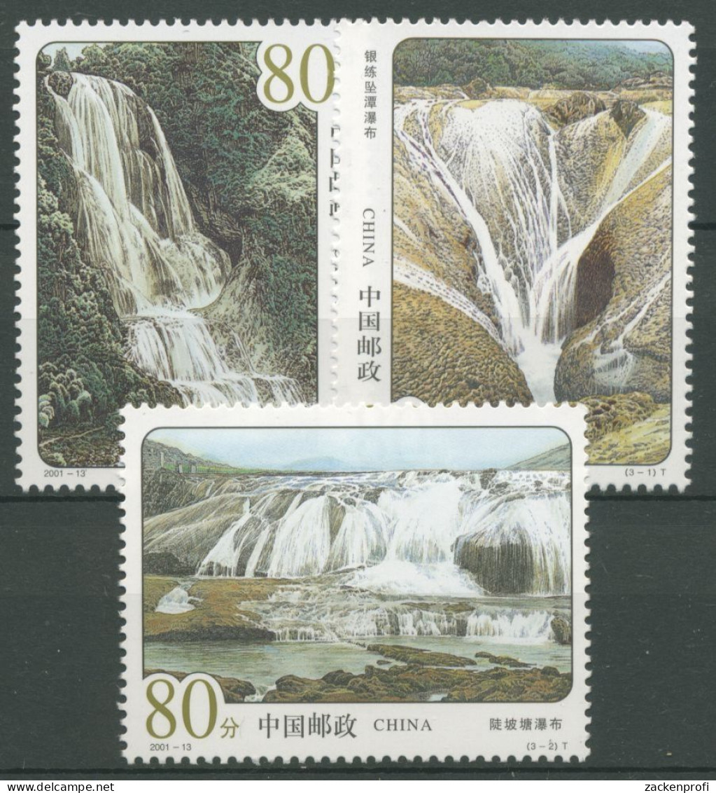 China 2001 Wasserfälle 3260/62 Postfrisch - Nuovi