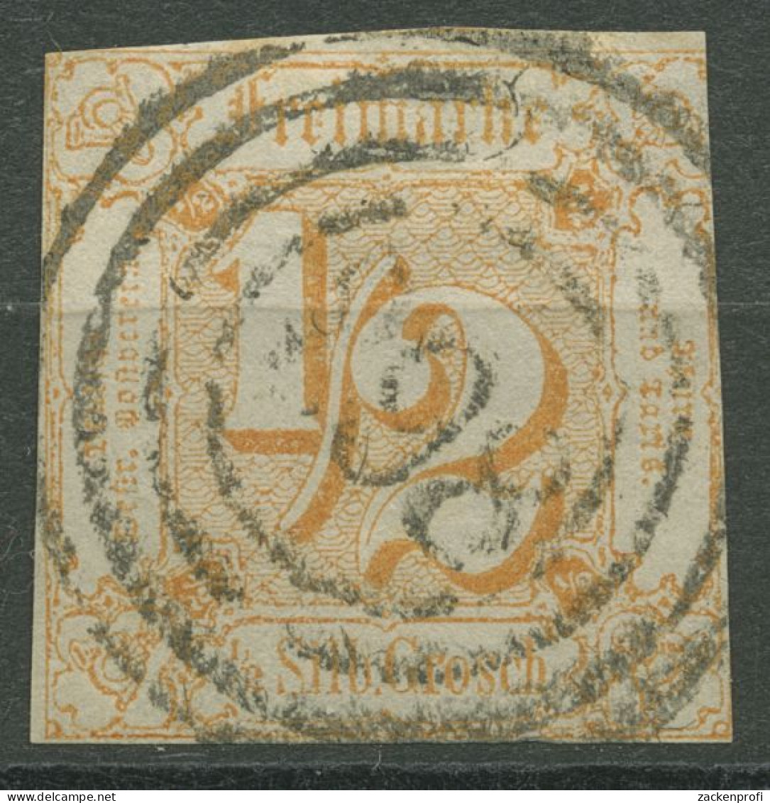 Thurn Und Taxis 1862/64 1/2 Sgr. 28 Gestempelt - Gebraucht