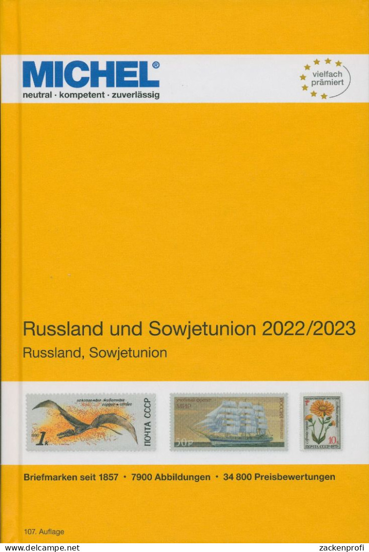 MICHEL Europa Band 16: RUSSLAND/UDSSR 2022/23 107. Aufl., Gebraucht (Z2960) - Autres & Non Classés