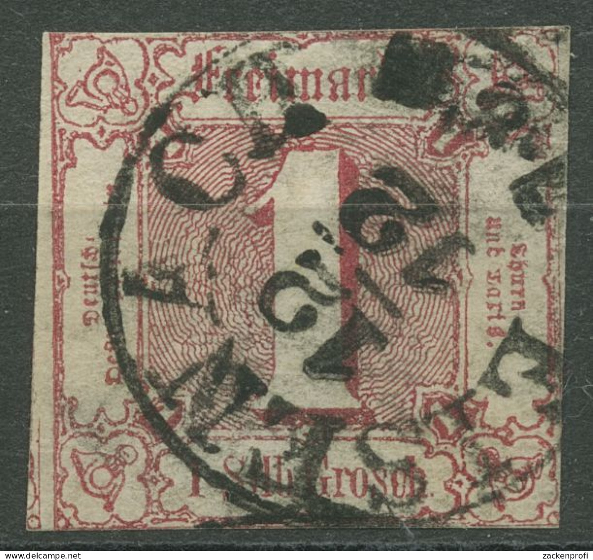 Thurn Und Taxis 1862/64 1 Silbergroschen 29 Mit K1-Stpl. EISENACH - Usati