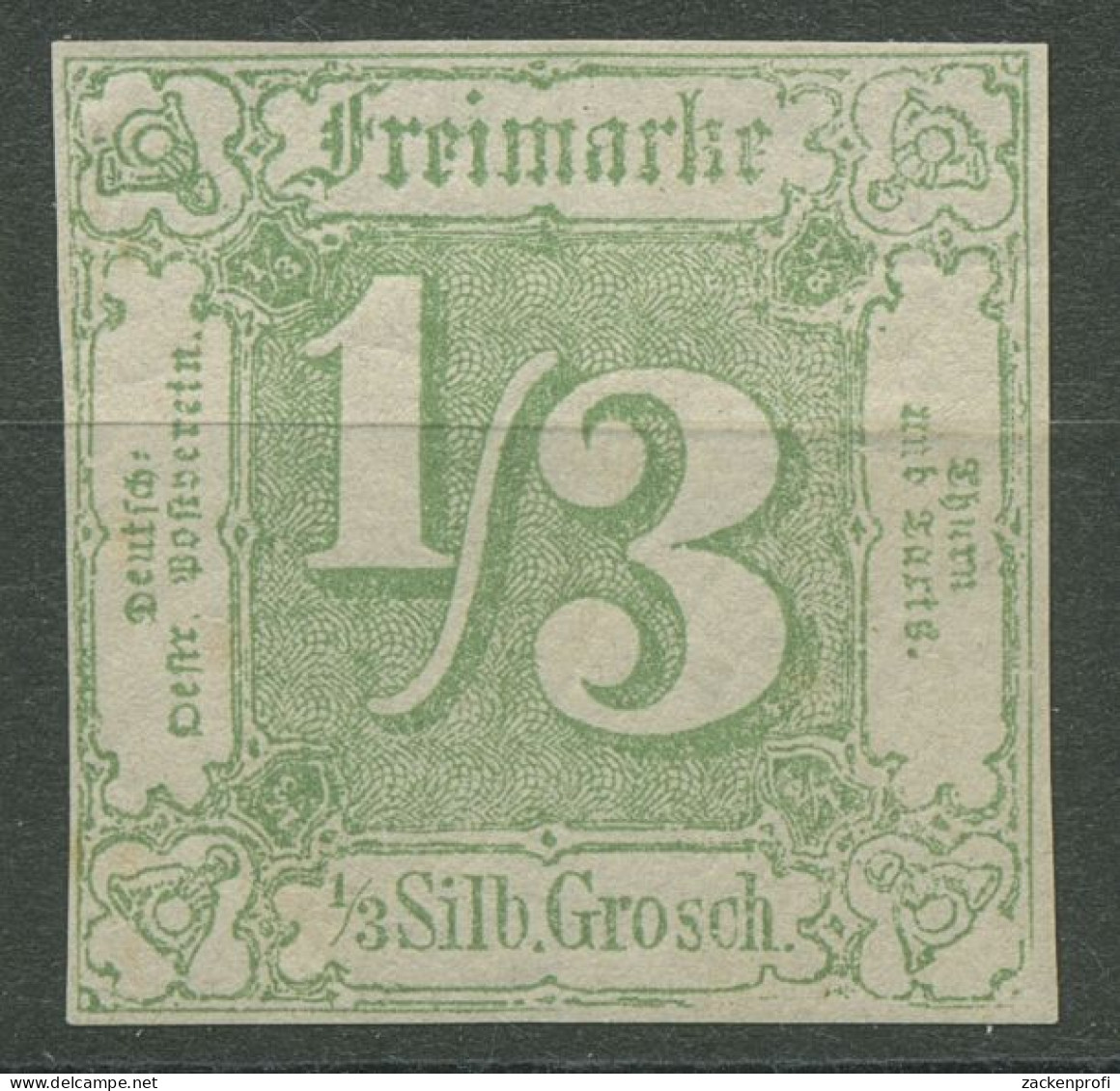 Thurn Und Taxis 1862/64 1/3 Silbergroschen 27 Postfrisch - Mint