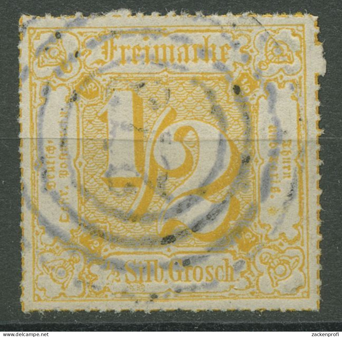 Thurn Und Taxis 1866 1/2 Silbergroschen 47 Gestempelt - Usados