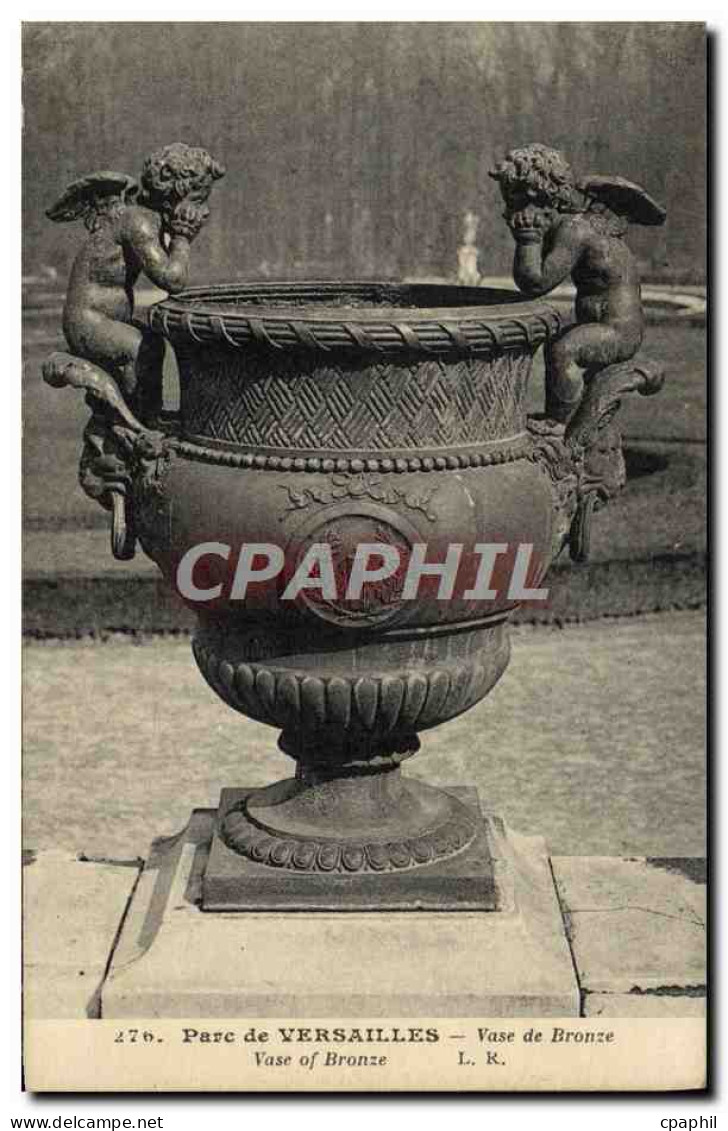 CPA Parc De Versailles Vase De Bronze - Versailles (Château)