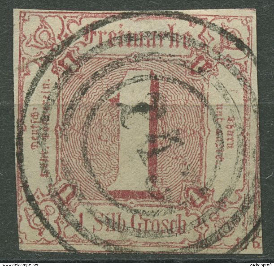 Thurn Und Taxis 1862/64 1 Silbergroschen 29 Gestempelt, Signiert - Used