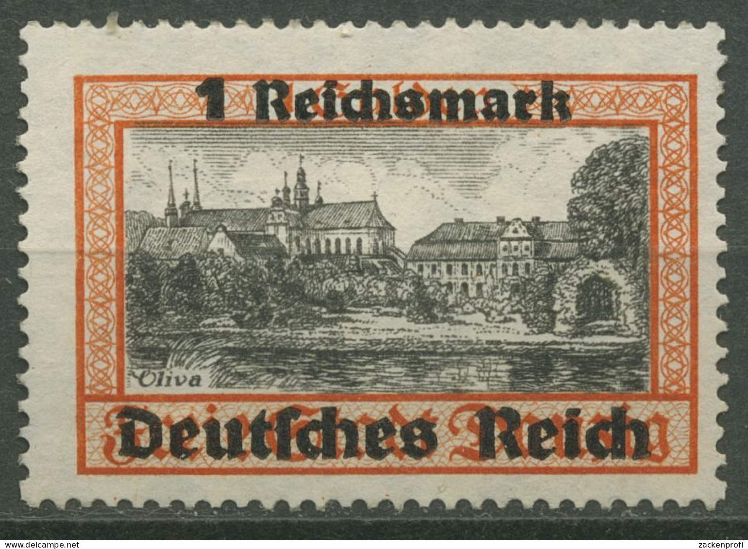 Deutsches Reich 1939 Danzig Mit Aufdruck 728 Mit Neugummierung (R80722) - Ongebruikt