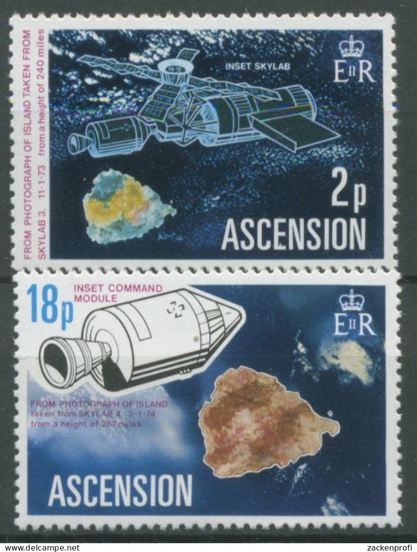 Ascension 1975 Satellitenaufnahmen Von Ascension 183/84 Postfrisch - Ascension (Ile De L')