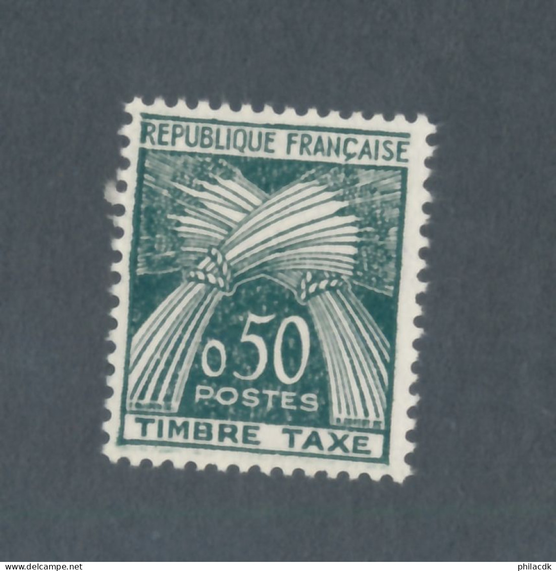 FRANCE - TAXE N° 93 NEUF* AVEC CHARNIERE - COTE : 15€ - 1960 - 1960-... Ungebraucht