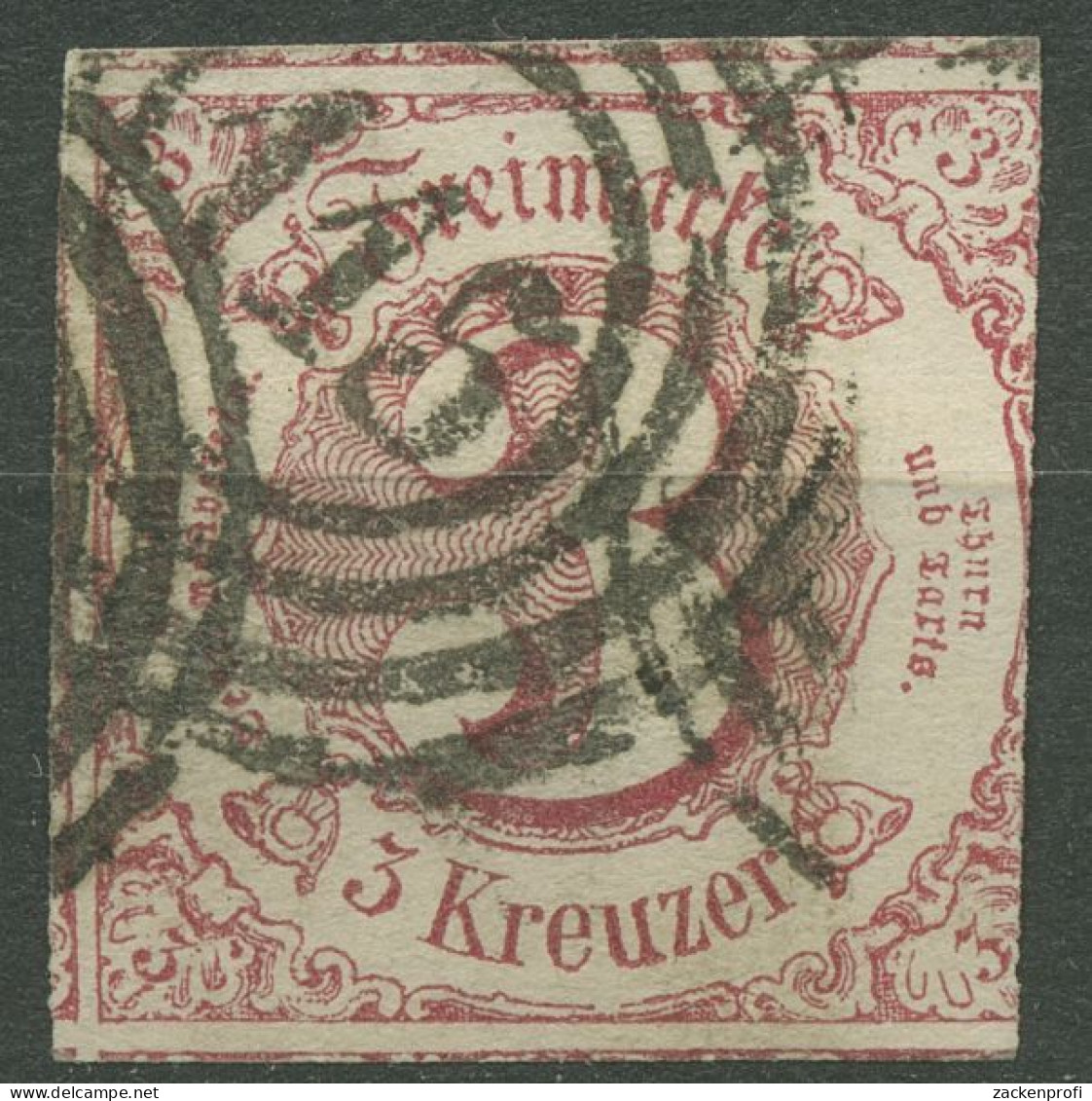 Thurn Und Taxis 1862/64 3 Kreuzer 32 Mit Nr.-Stpl. 115 GIESSEN - Gebraucht