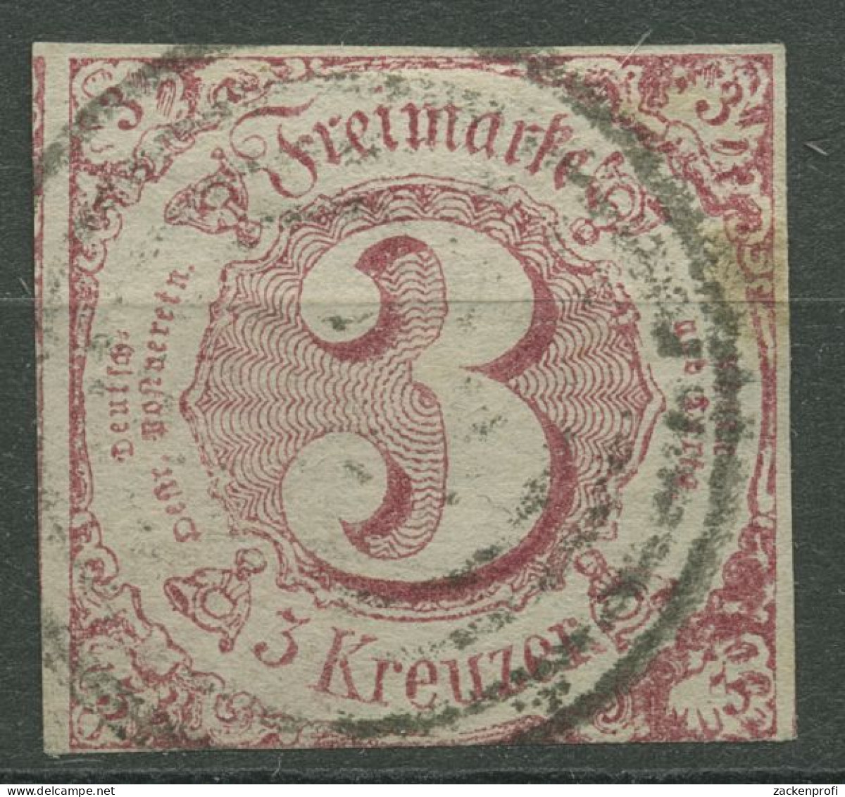 Thurn Und Taxis 1862/64 3 Kr. 32 Gestempelt - Used