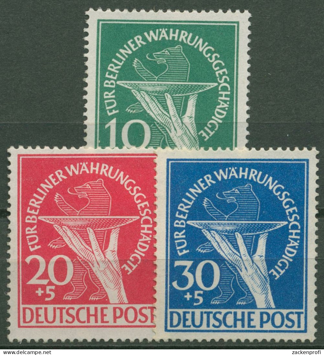 Berlin 1949 Währungsgeschädigte 68/70 Mit Neugummierung (R80744) - Ungebraucht