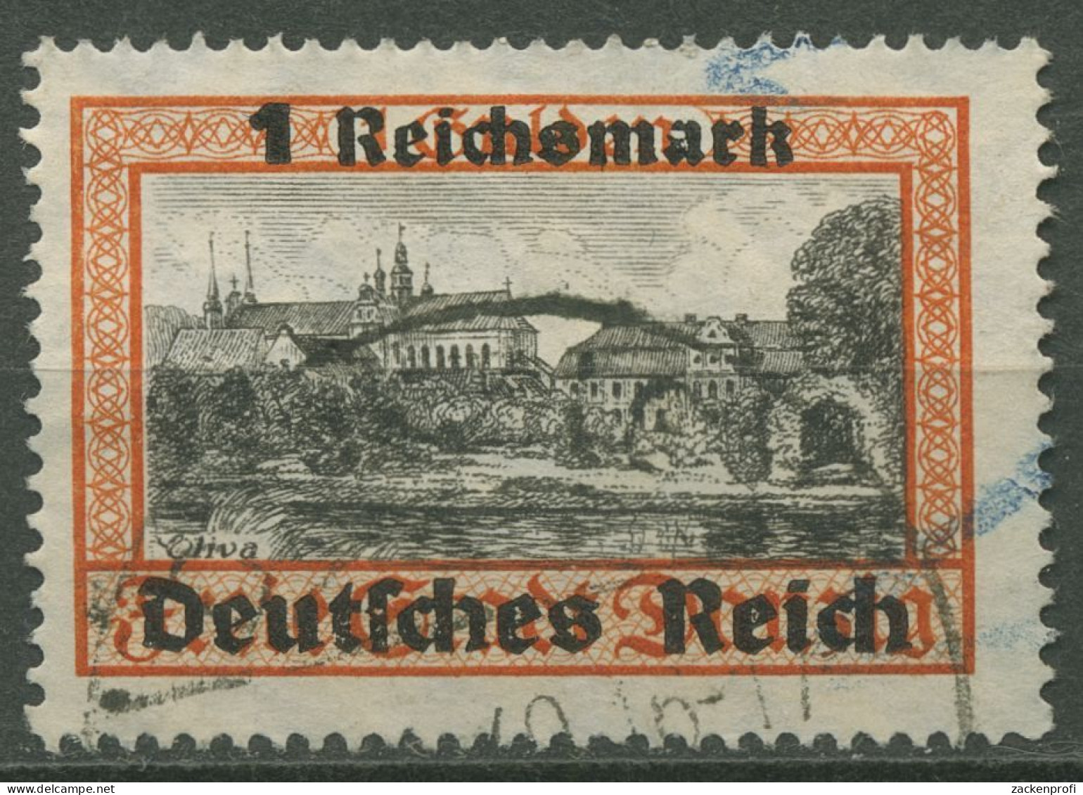 Deutsches Reich 1939 Danzig Mit Aufdruck 728 Gestempelt (R80721) - Usati