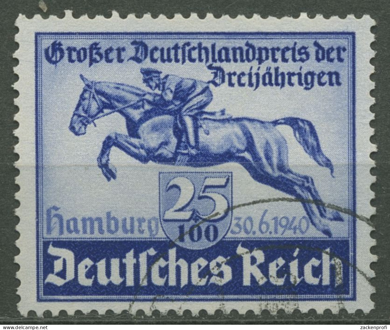 Deutsches Reich 1940 Derby, Pferderennen 746 Gestempelt (R80732) - Usati