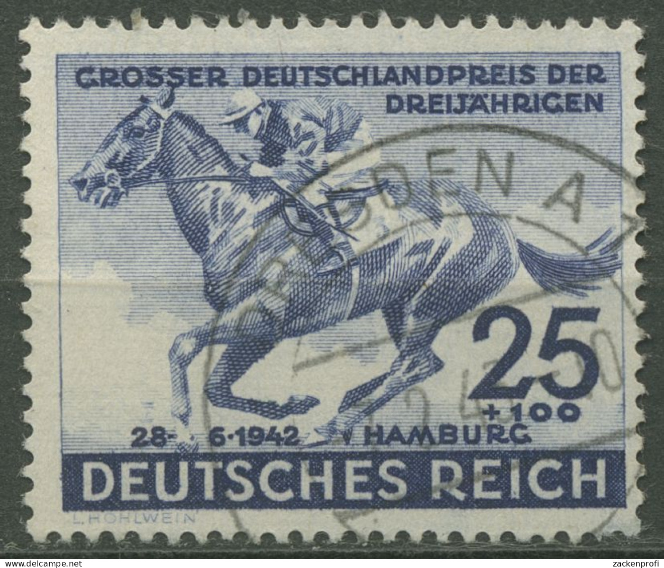 Deutsches Reich 1942 Deutsches Derby 814 Gestempelt (R80736) - Usados