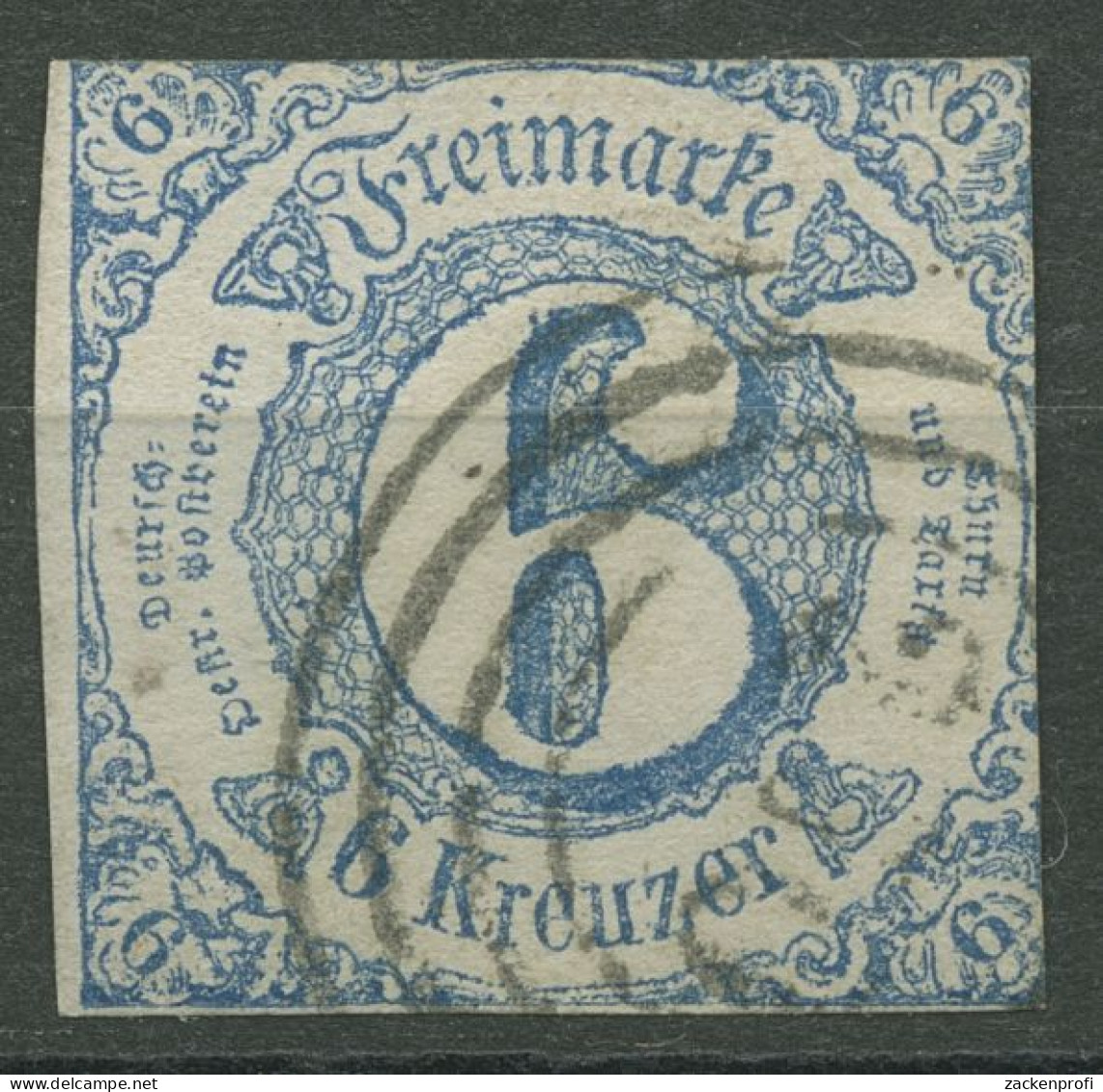 Thurn Und Taxis 1862/64 6 Kr. 33 IA Gestempelt - Usados