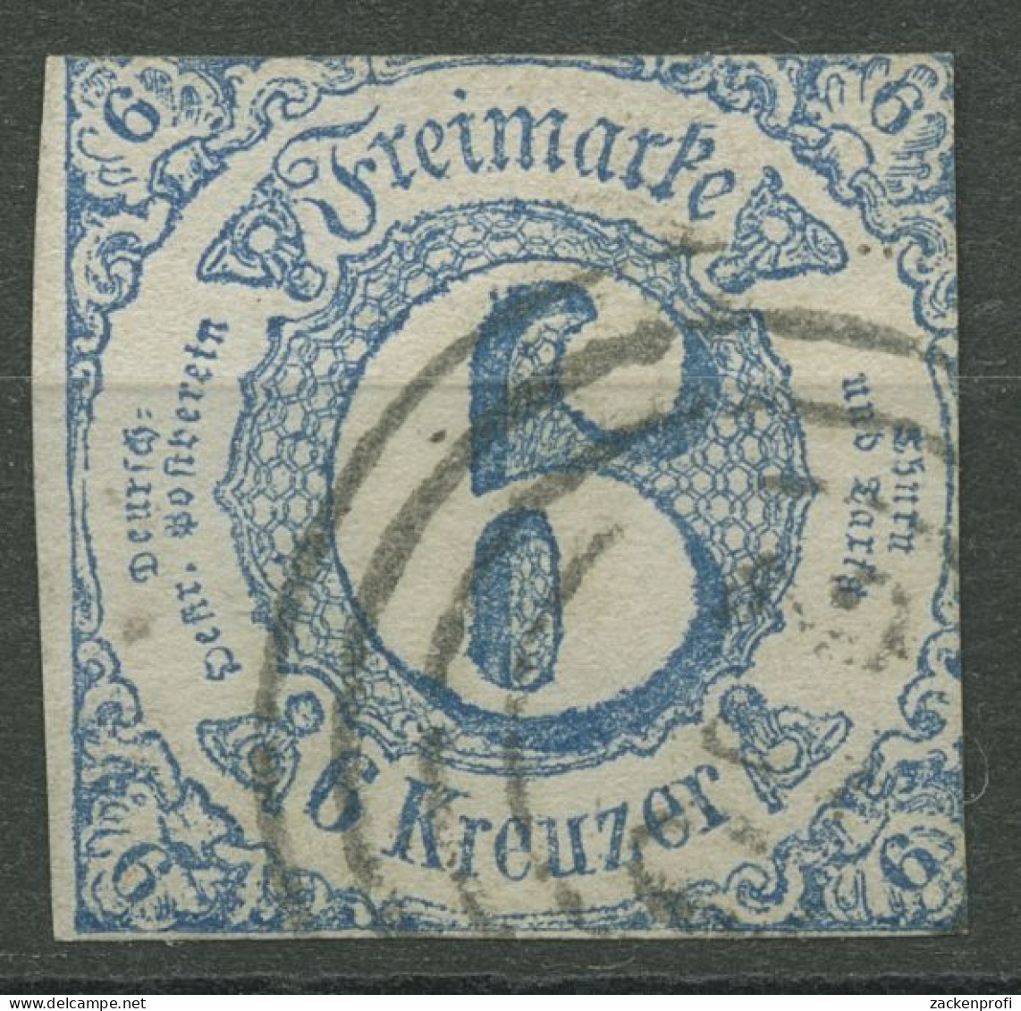 Thurn Und Taxis 1862/64 6 Kr. 33 IA Gestempelt - Usati