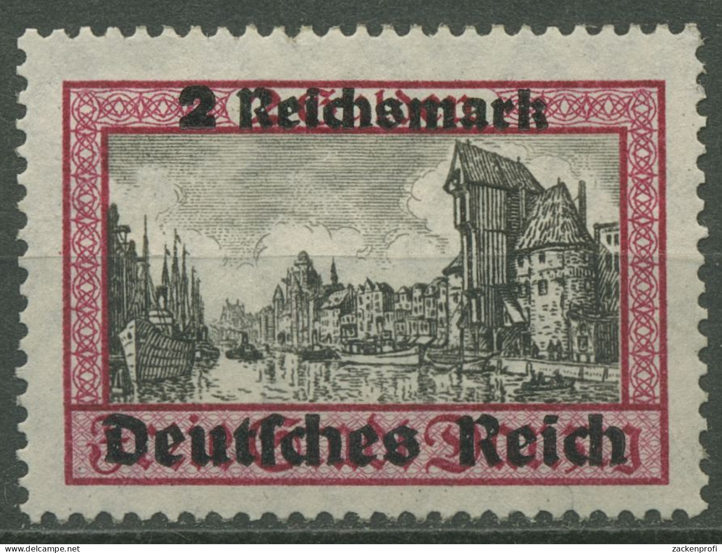 Deutsches Reich 1939 Danzig Mit Aufdruck 729 Mit Neugummierung (R80724) - Unused Stamps