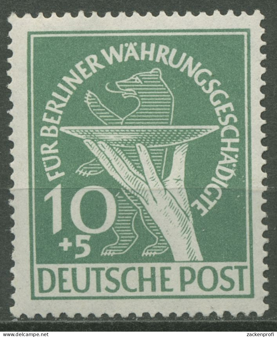 Berlin 1949 Währungsgeschädigte 68 Postfrisch, Gummimängel (R80745) - Ungebraucht