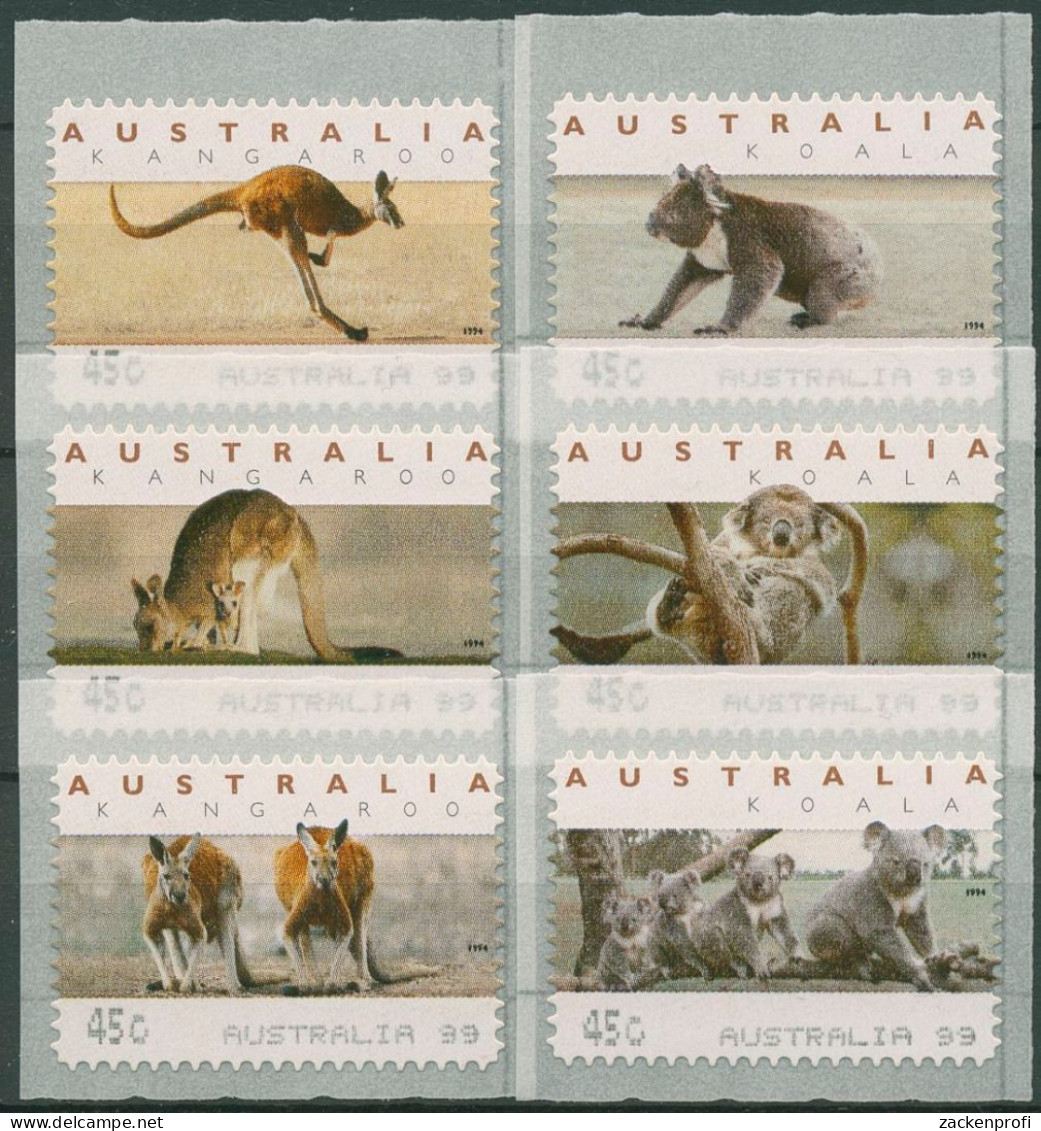 Australien 1994 Känguruh Koala Automatenmarken 40/45.2 AUSTRALIA 99 Postfrisch - Machine Labels [ATM]