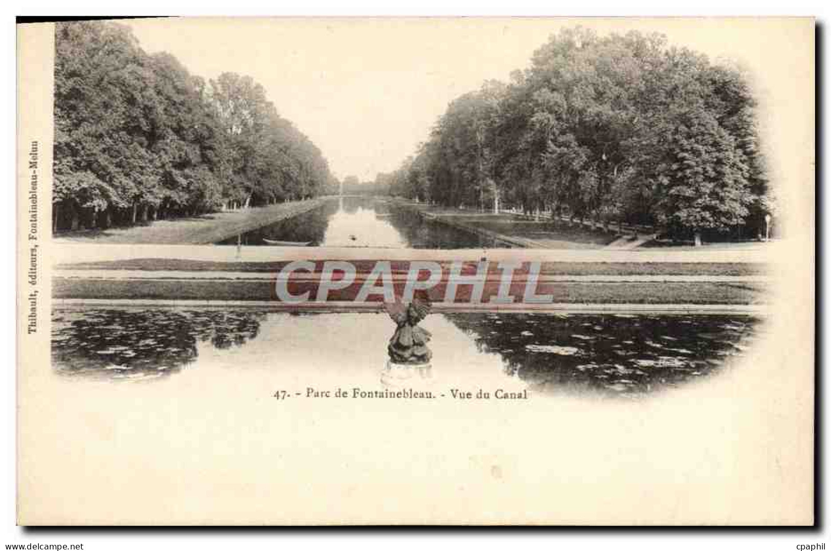 CPA Parc De Fontainebleau Vue Du Canal - Fontainebleau