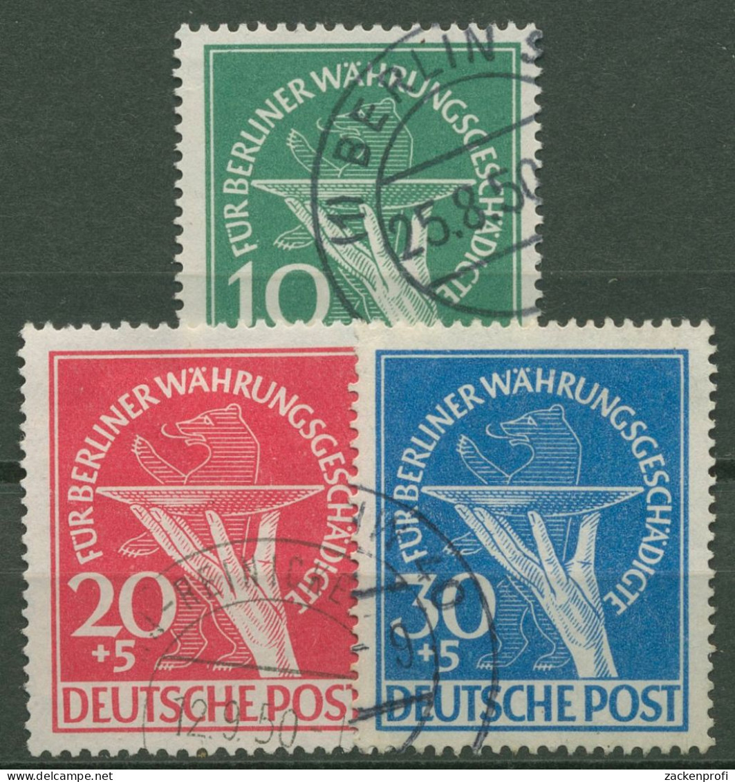 Berlin 1949 Währungsgeschädigte 68/70 Gestempelt, Kl. Fehler (R80743) - Used Stamps