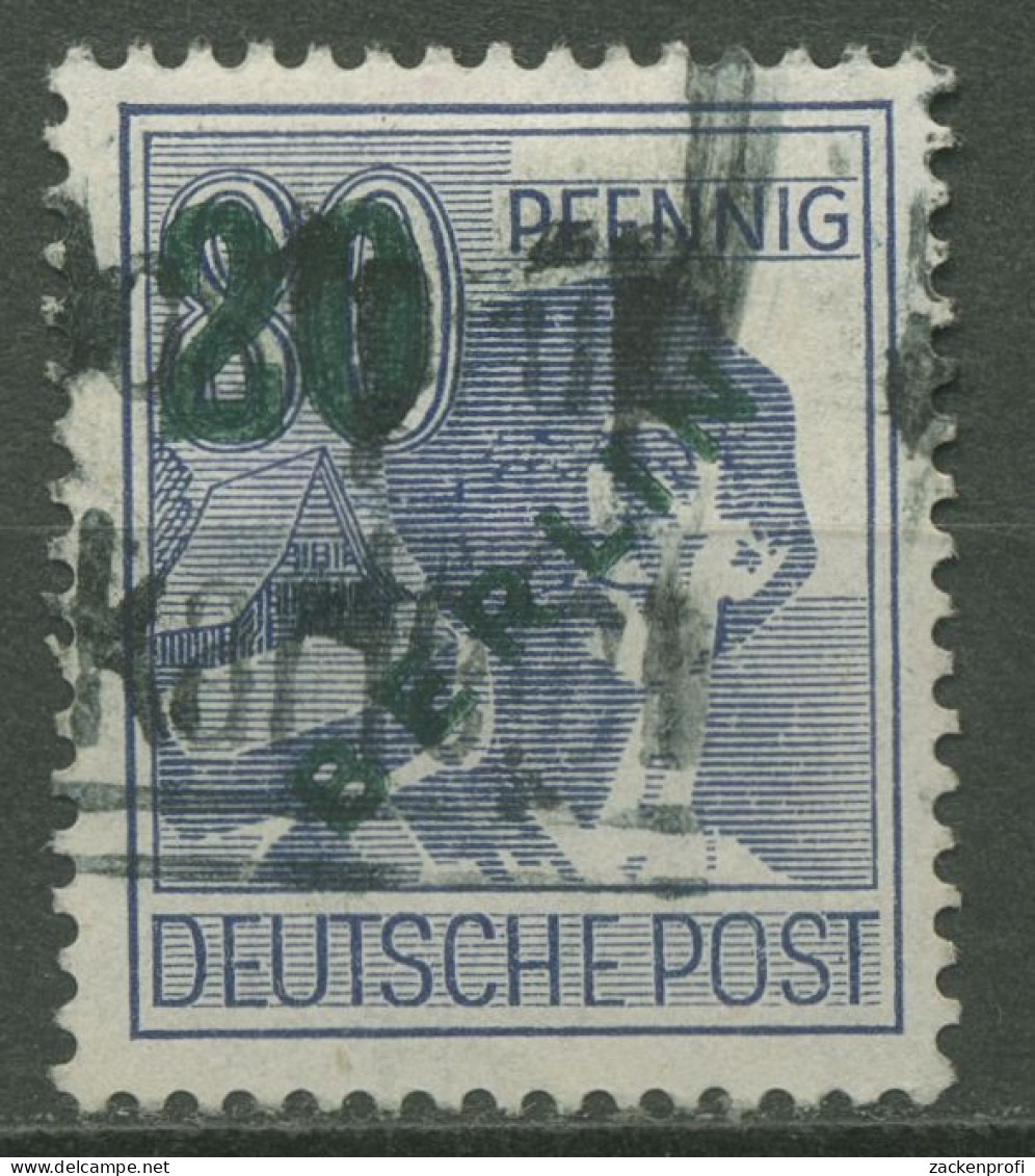 Berlin 1949 Grünaufdruck 66 Gestempelt, Stempel Verschmiert (R80785) - Oblitérés